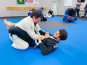 Brazilian Jiu-Jitsu class in action