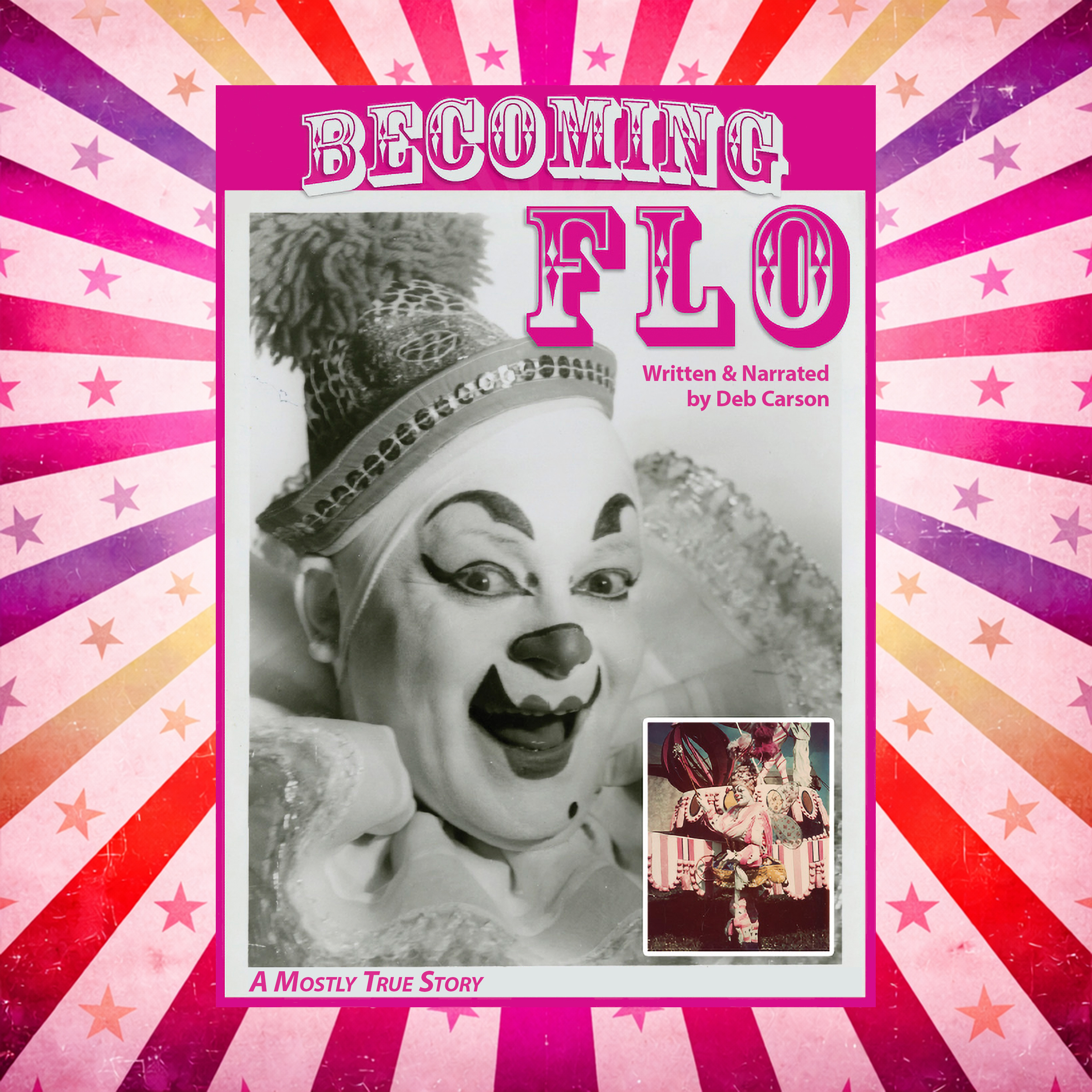 The official book cover for Becoming FLO by Deb Carson.