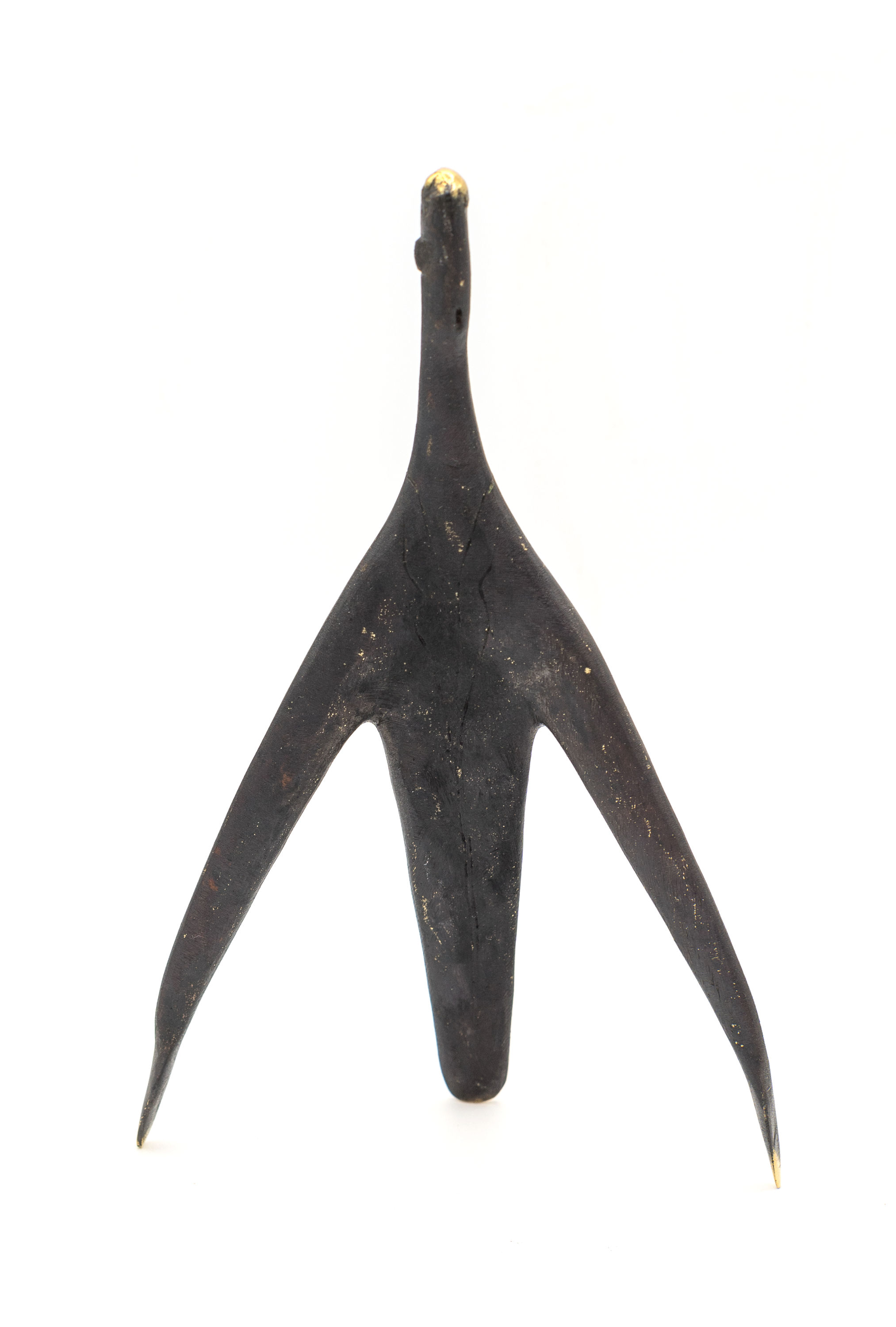 CARL AUBOCK PATINATED BRASS "ARCHITECT" SCULPTURE #4061