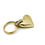 Thumbnail: Carl Auböck Brass Keyring "Heart" #5600-1
