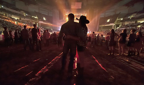 People at Country Concert