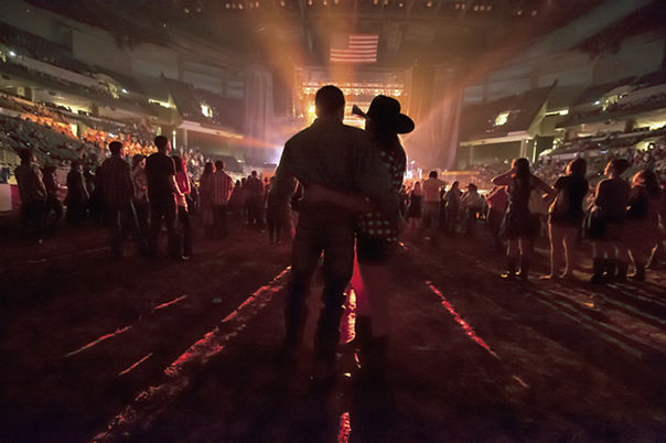 People at Country Concert