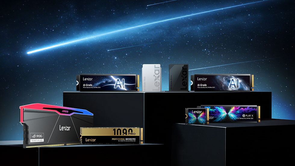 [Computex 2026] Le stockage et la RAM de Lexar boostent les PC IA de demain