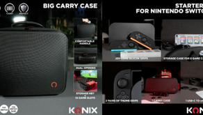 Konix, 1er accessoiriste tiers présente sa gamme Nintendo Switch 2