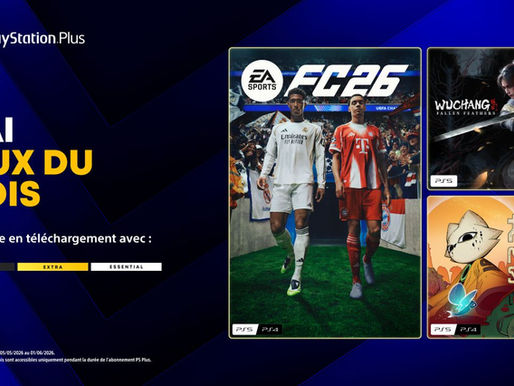 Les jeux PS Plus du mois de mai 2026