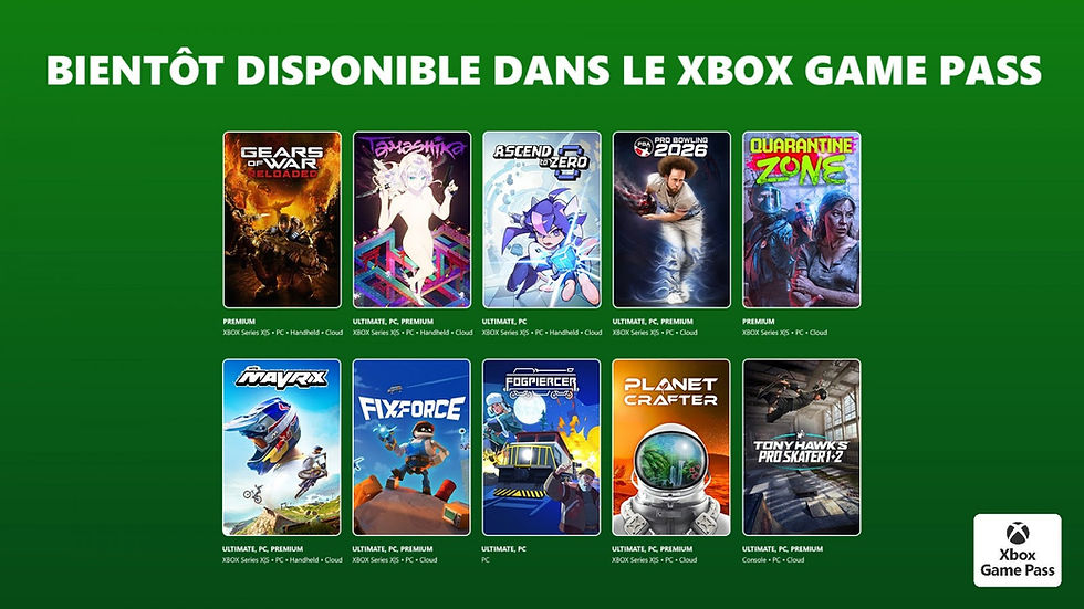 Ils arrivent en juillet 2026 dans le Xbox Game Pass !