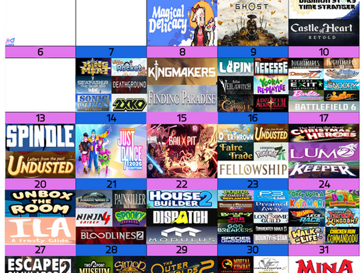 Les sorties jeux vidéo d'octobre 2025