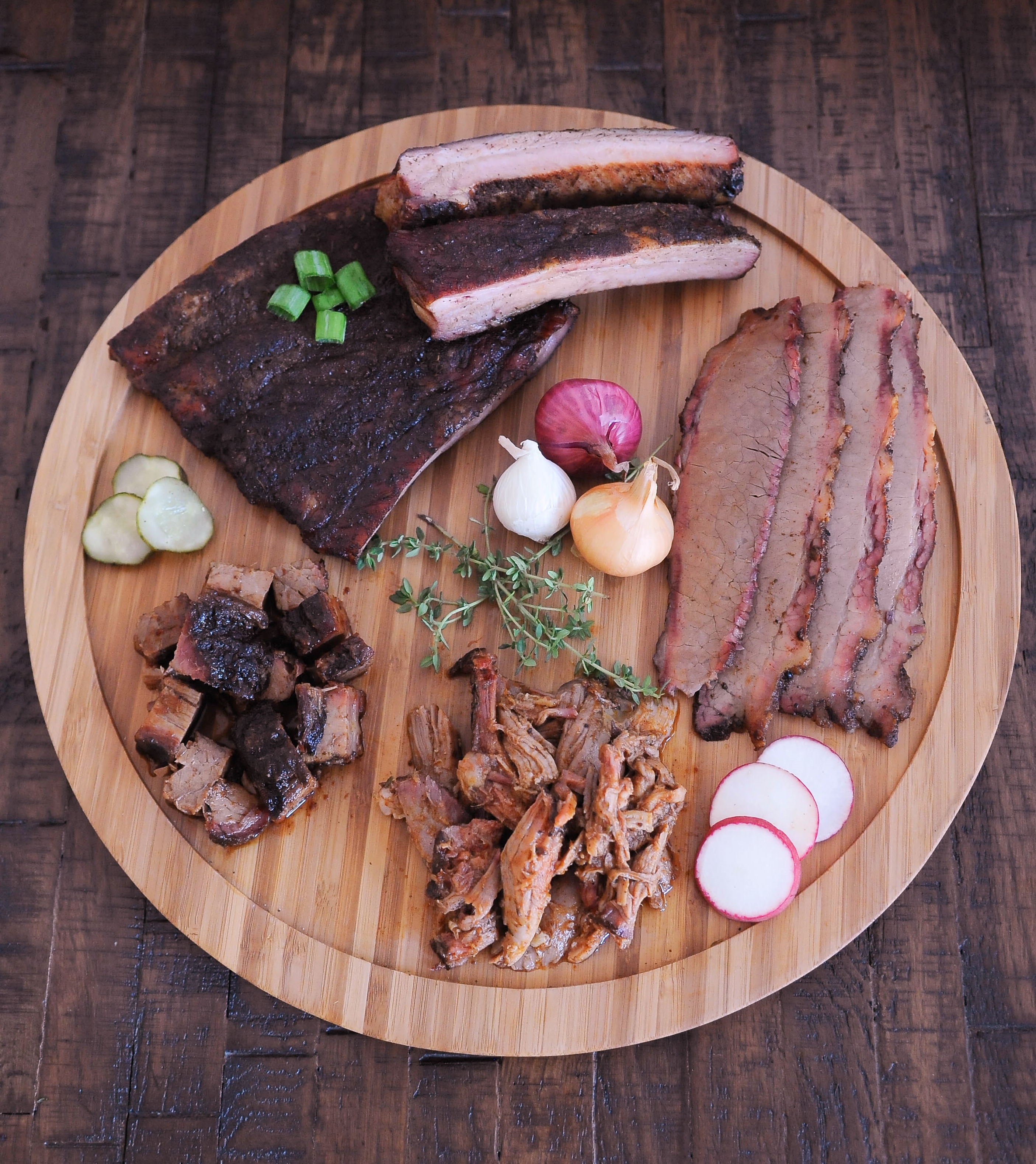 Arranged Food and Objects