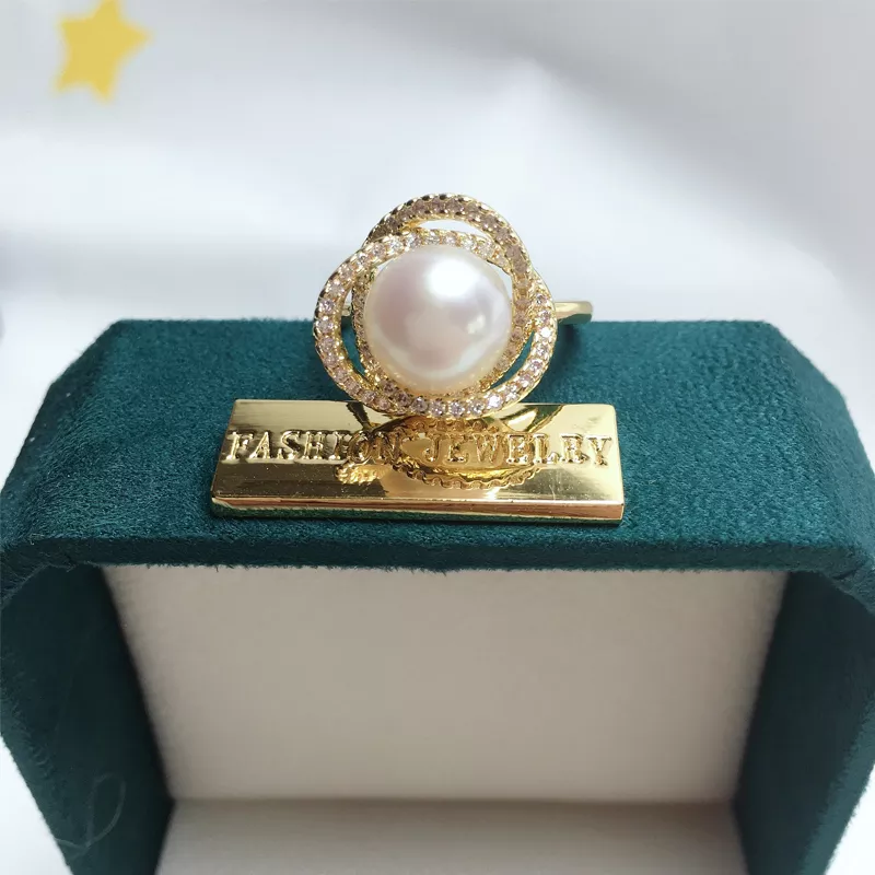 Thumbnail: Bird's nest Pearl Jewelry Sets Natural Pearl Necklace Earrings Ring