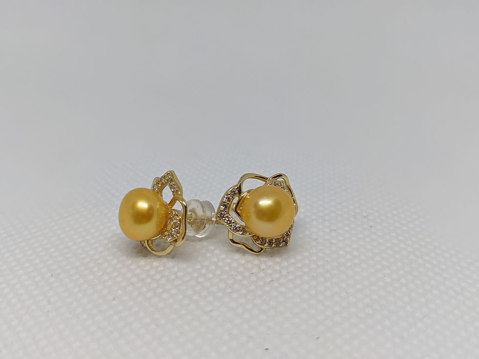 Thumbnail: 7.5-8mm Akoya Cultural Seawater Pearl Earrings