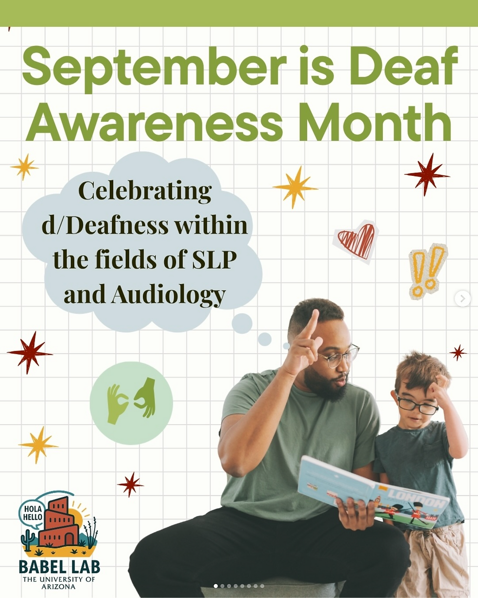 Happy Deaf Awareness Month! ❤️🤟
