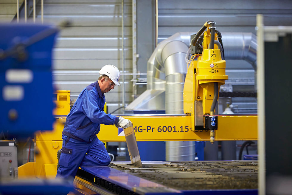 Sulzer skid-mounted modular plant showing piping, instrumentation, and automation layout.