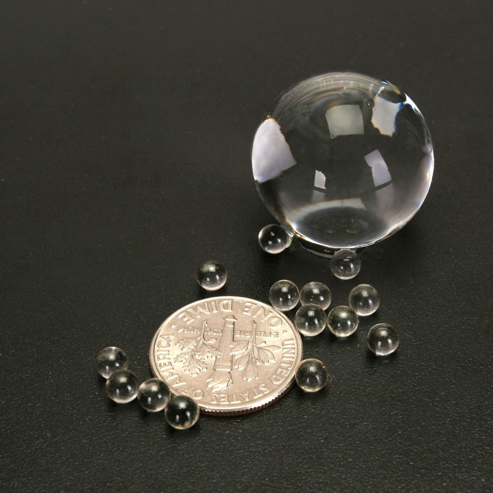 Clear, Colorless Superabsorbent Polymer Spheres