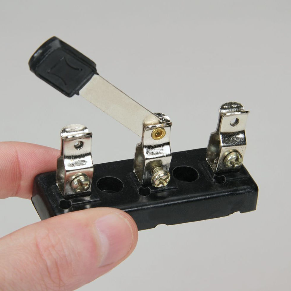 Knife Switch, Single Pole/Double Throw