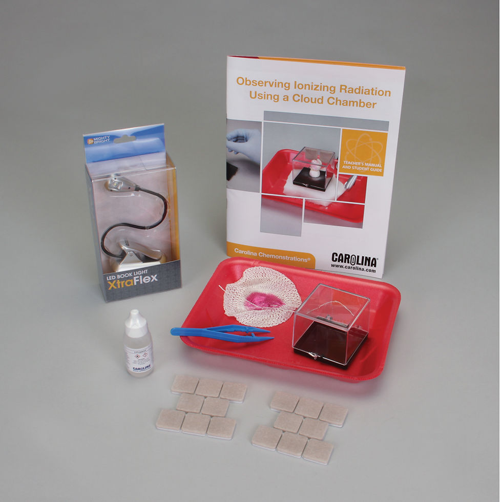 Carolina Chemonstrations®: Observing Ionizing Radiation Using Cloud Chamber Kit