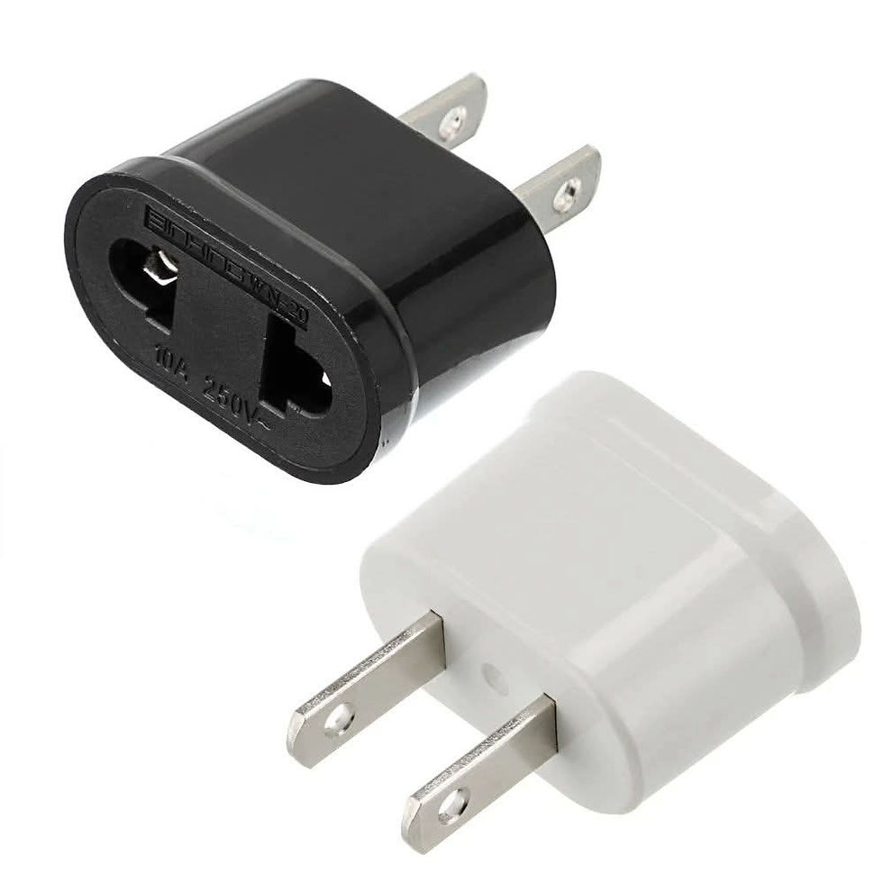 N'oubliez pas votre adaptateur de prise, les prises au mexique ne sont pas les même qu'en Europe, au Mexique nous utilisons des prises Americaine, du coup c'est important d'avoir un adaptateur pour pouvoir charger votre téléphone et autre apareil. Vous en trouverez facilement á Playa del Carmen dans les supermarchés, Superettes Oxxo et également á votre hôtel. Très bon séjour á vous. Ingrid Garcia                                                                       