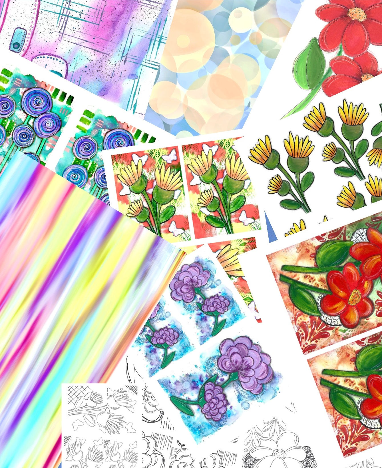 Step into colour colour and create kit