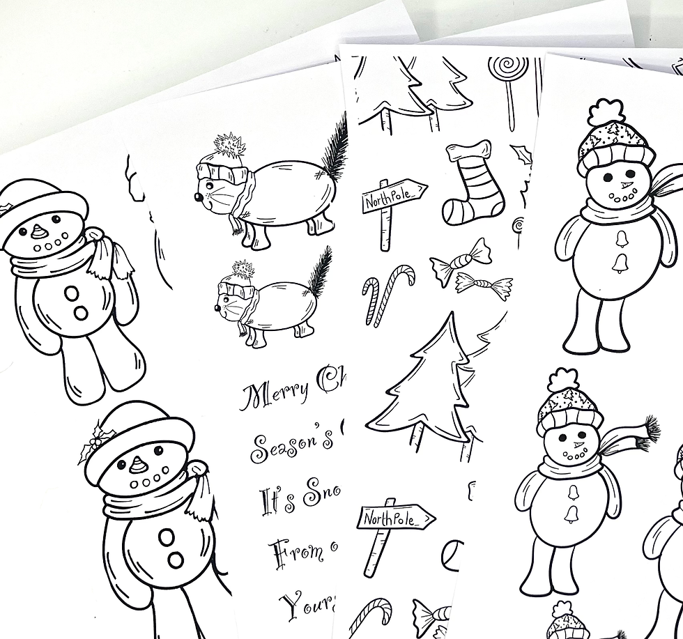 Thumbnail: It’s Snow Season Christmas paper kit colour and create kit 3 