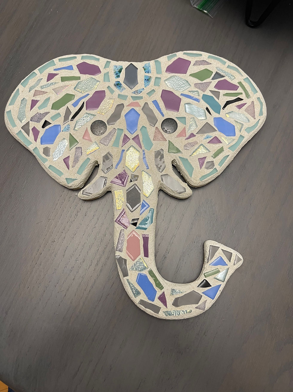 Elephant Head 12" x 12"