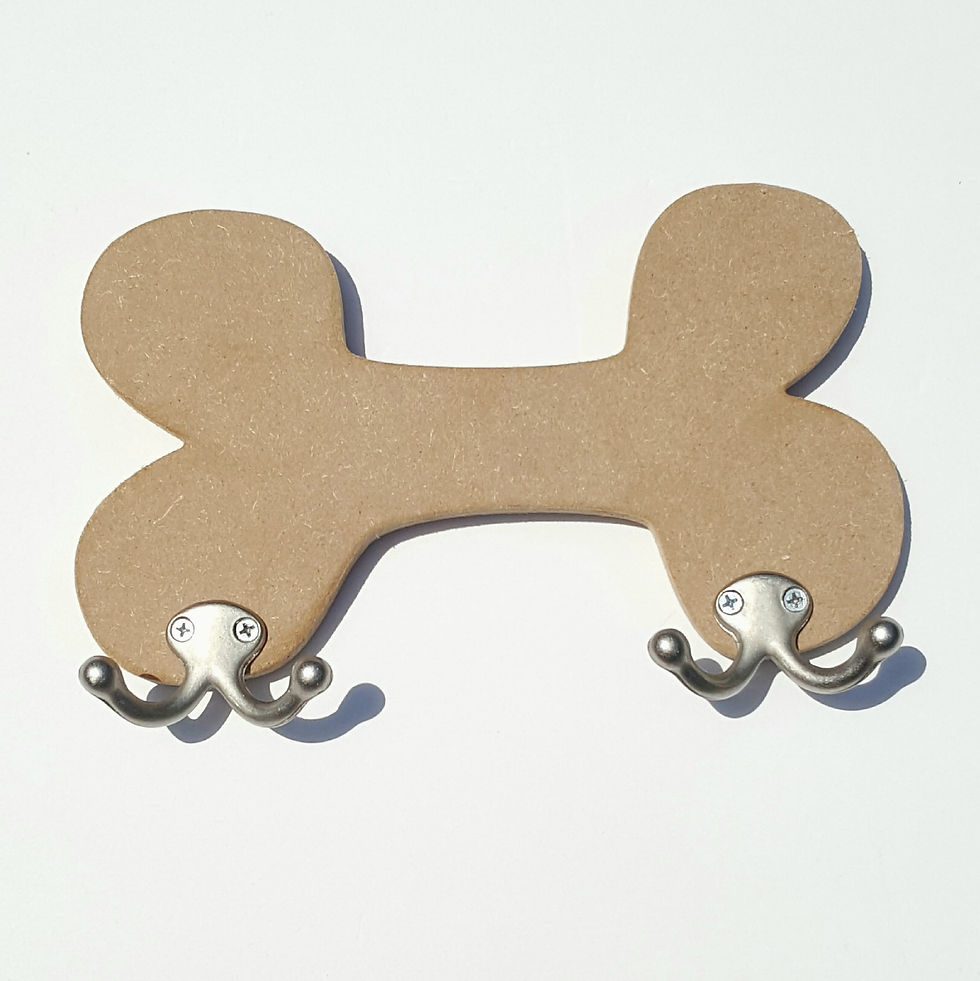 Bone Leash Holder Cut Out DIY Kit