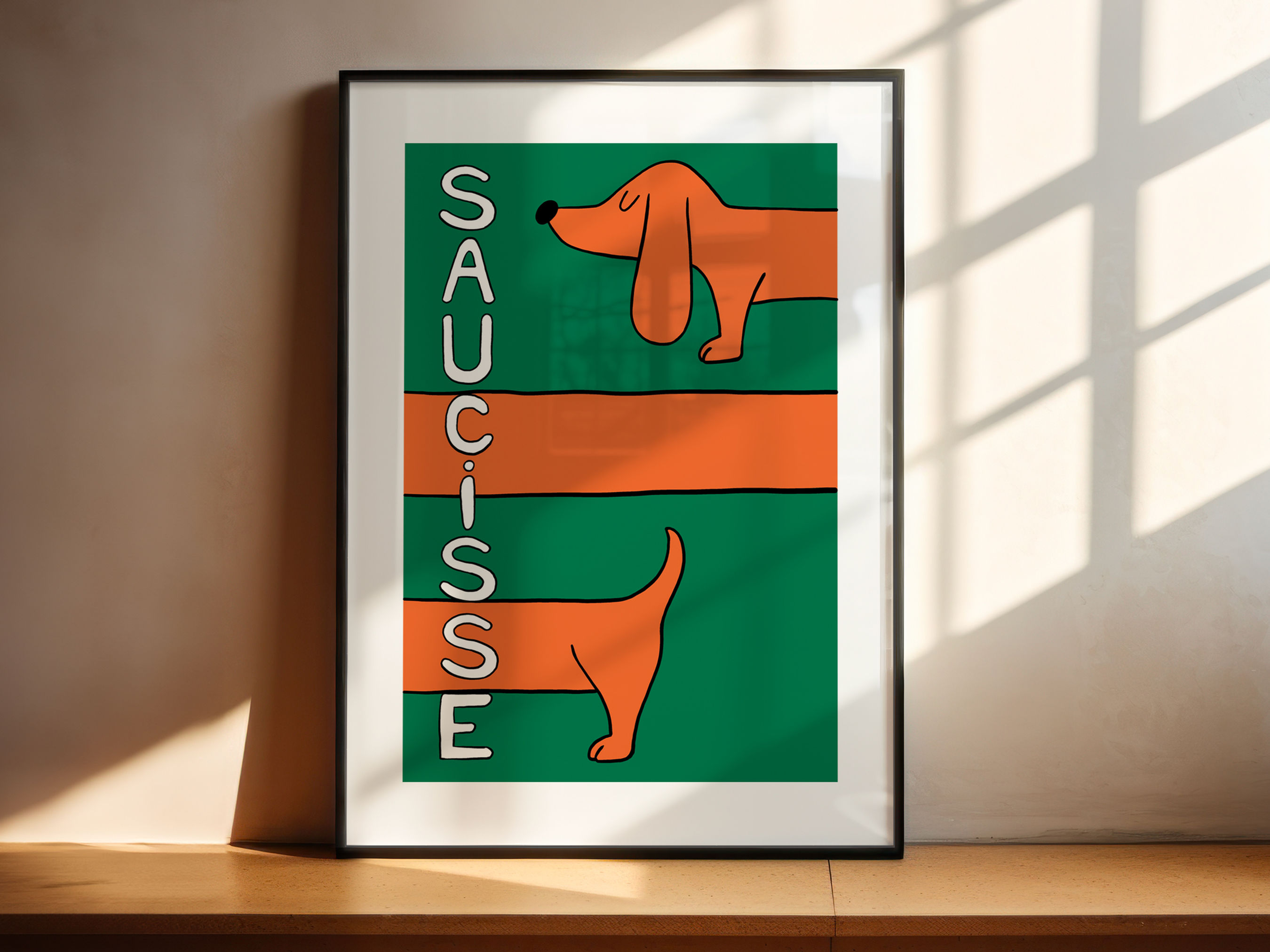 AFFICHE SAUCISSE