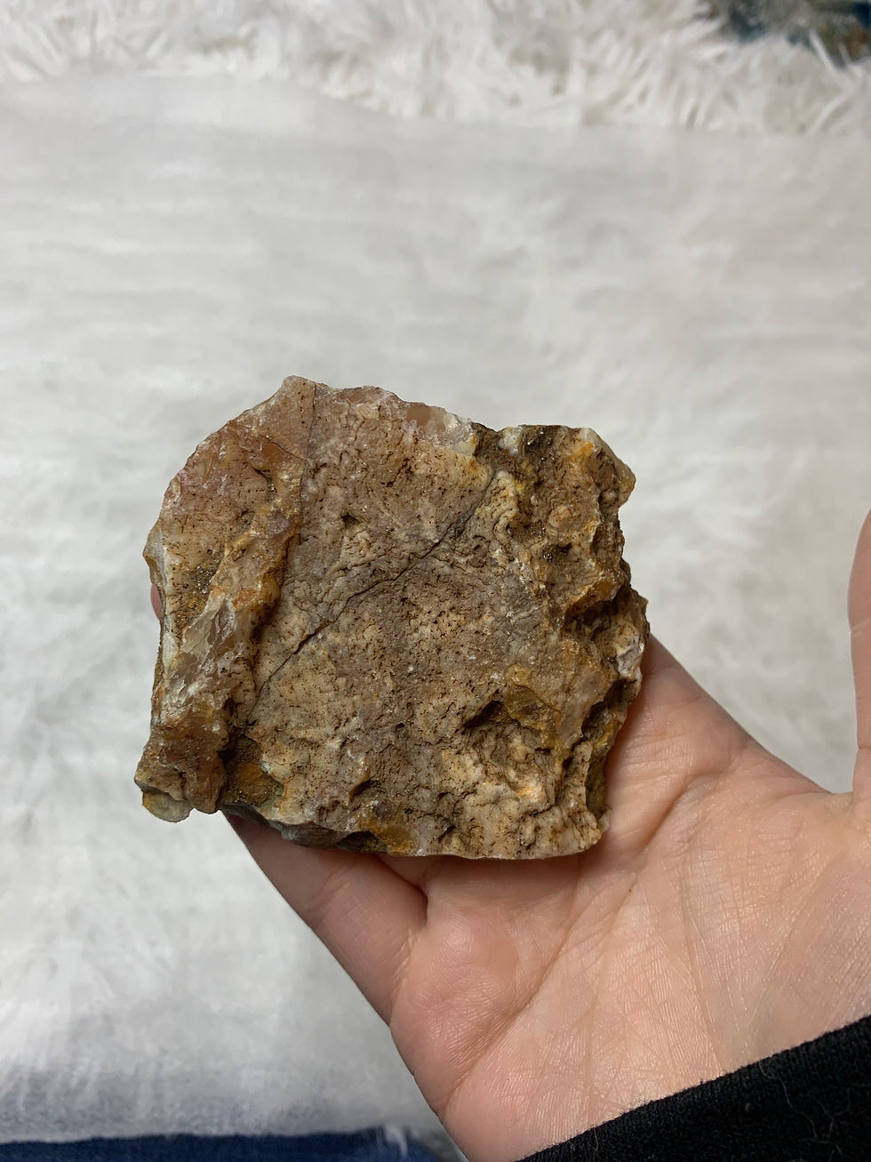 Thumbnail: Flower agate/pink amethyst slab