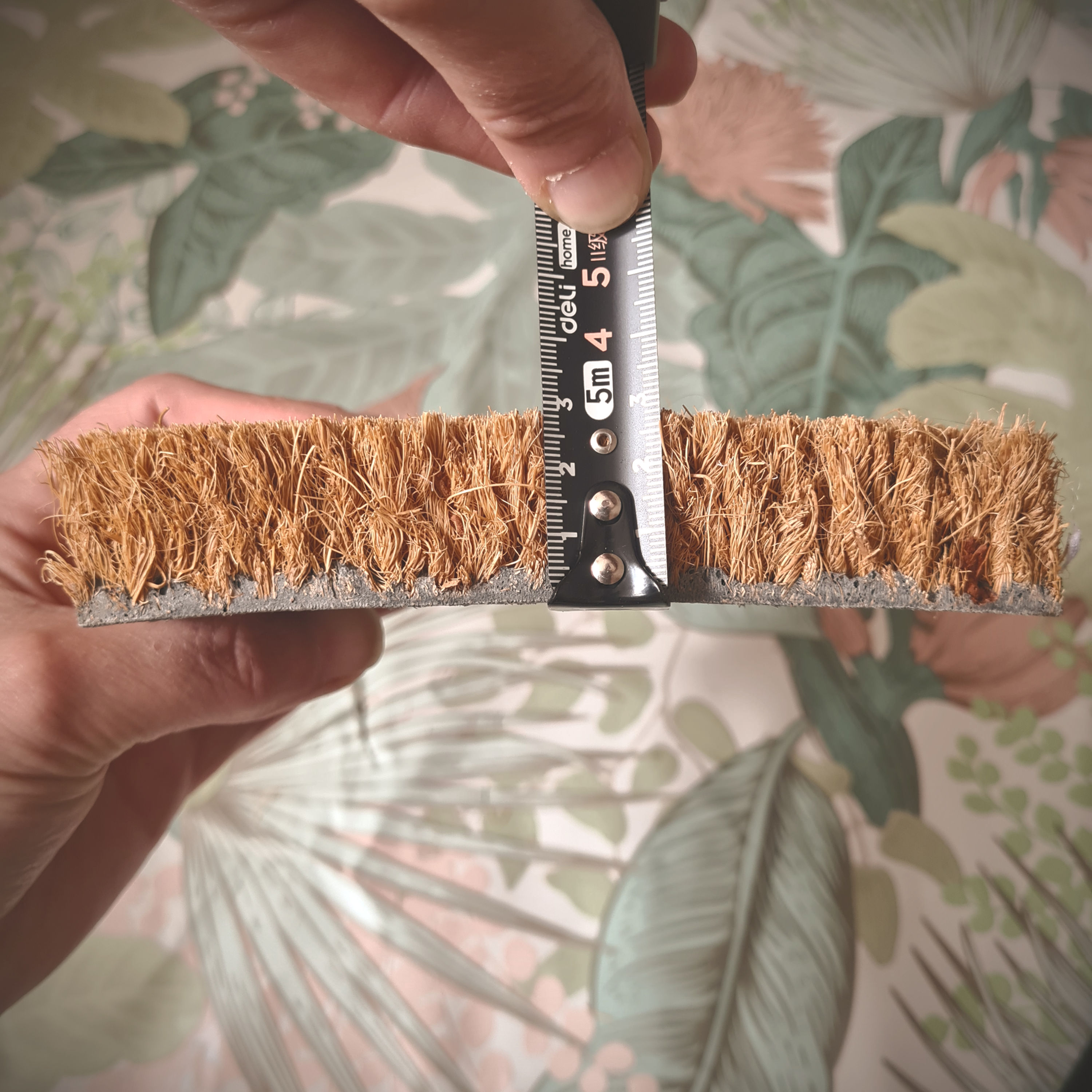 28mm Natural coir matting by the metre