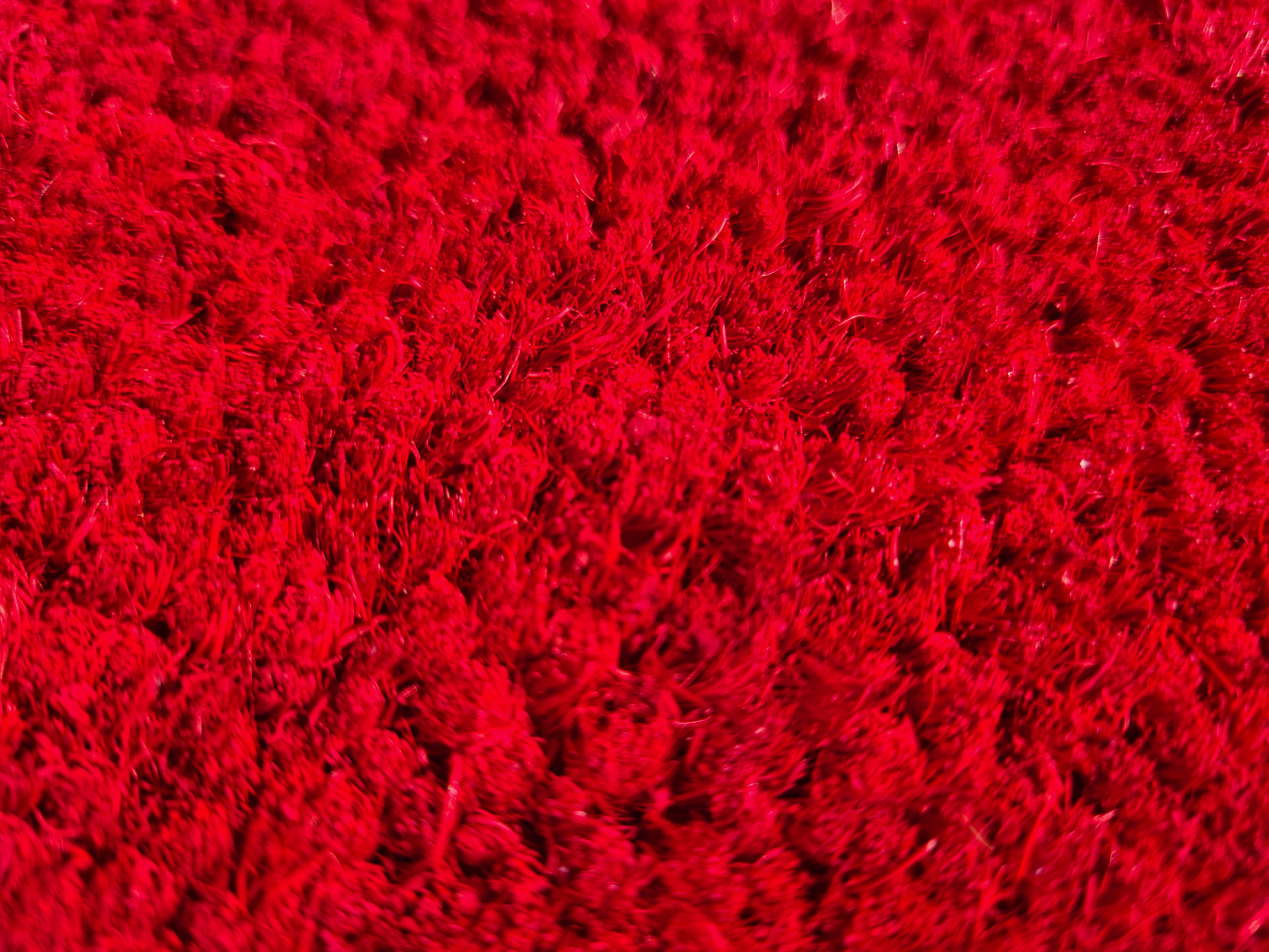 Red coir matting by the metre