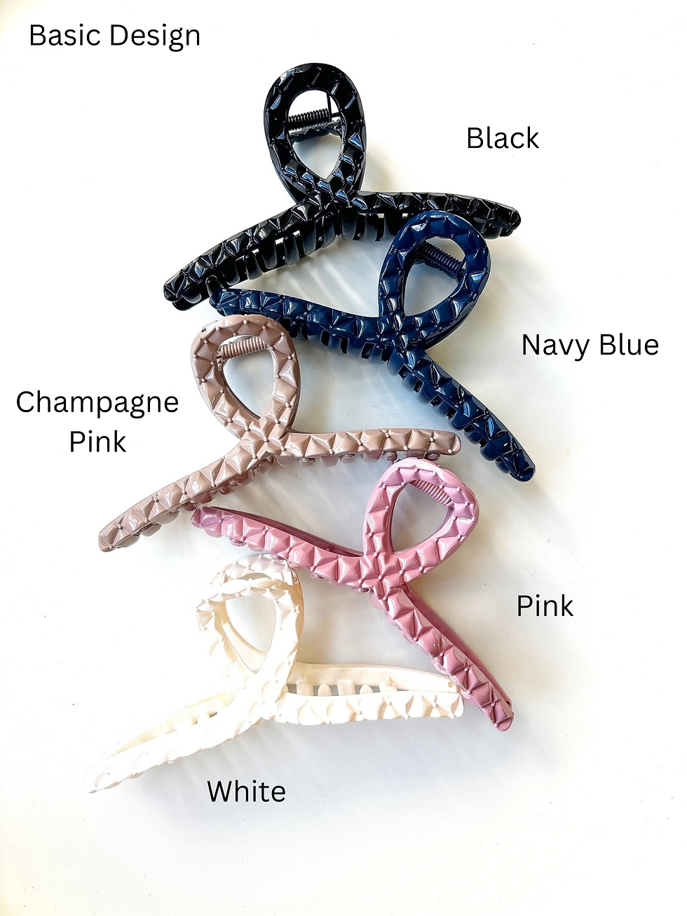 Thumbnail: Fall Embossed Glossy Claw Clip (2 designs/5 colors)