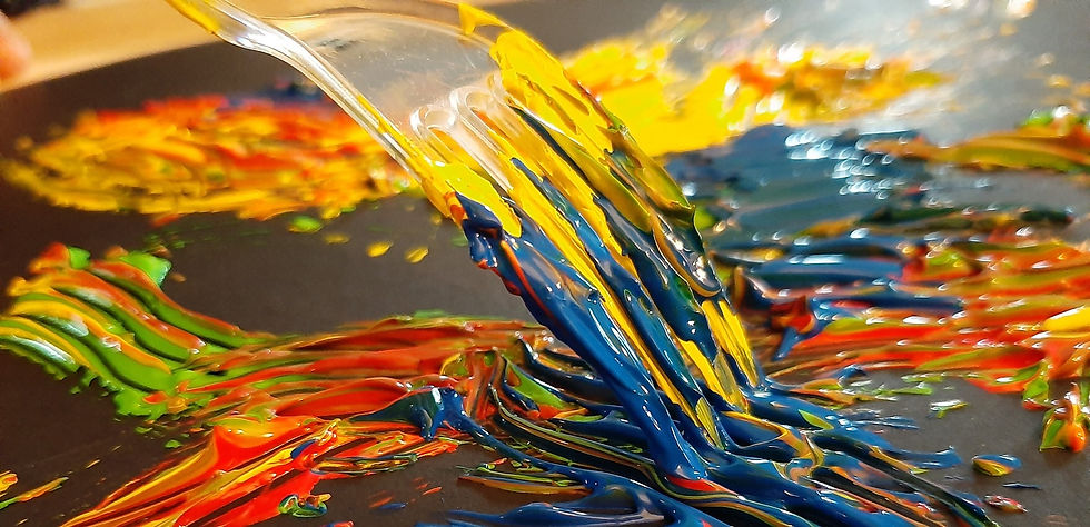 Peinture à la fourchette