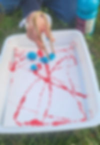 Peinture à la bille © photo Marie Bueno