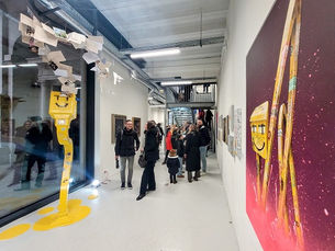 BRUSK - 3 édition Street Art Poste du Louvre - Galerie Roussard ©photo Pierre Raffanel