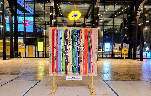 Brusk - 3 édition Street Art Poste Louvre - Galerie Roussard ©photo Pierre Raffanel