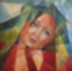 2-Own Eyes, oil painting on canvas, 24x24 inch.jpg