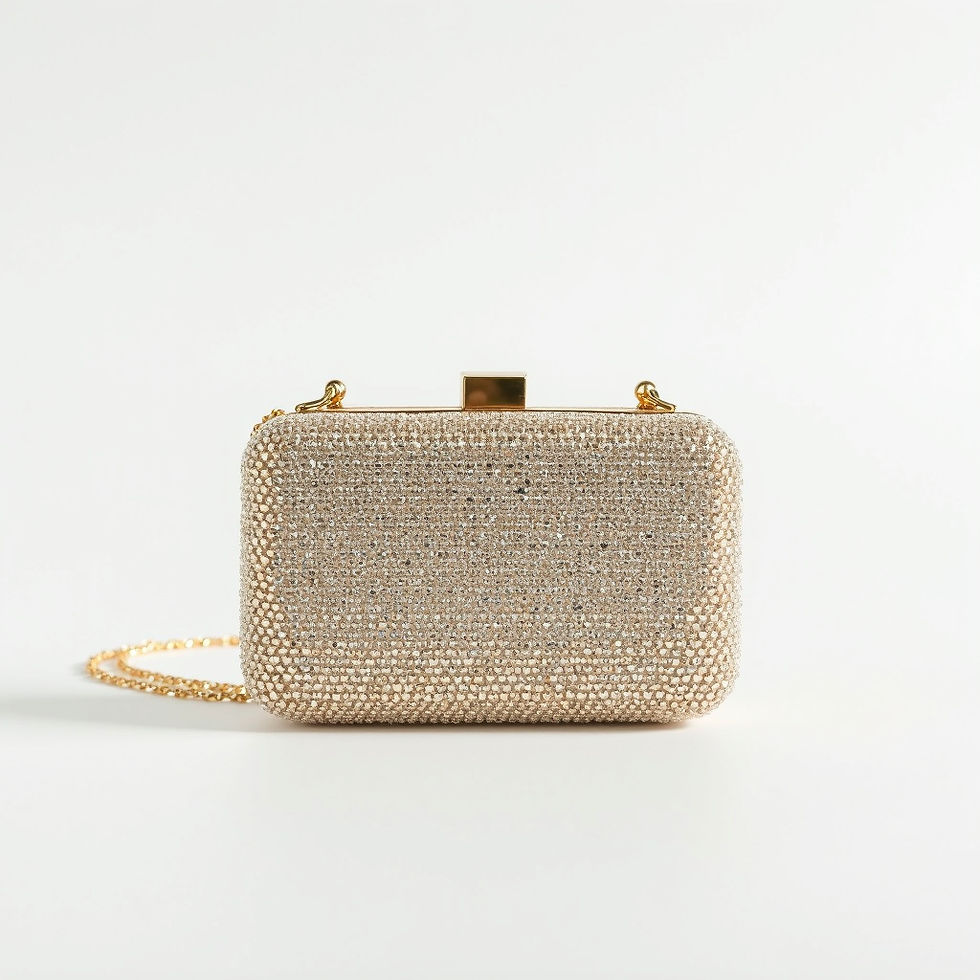 Embellished Minaudière Clutch
