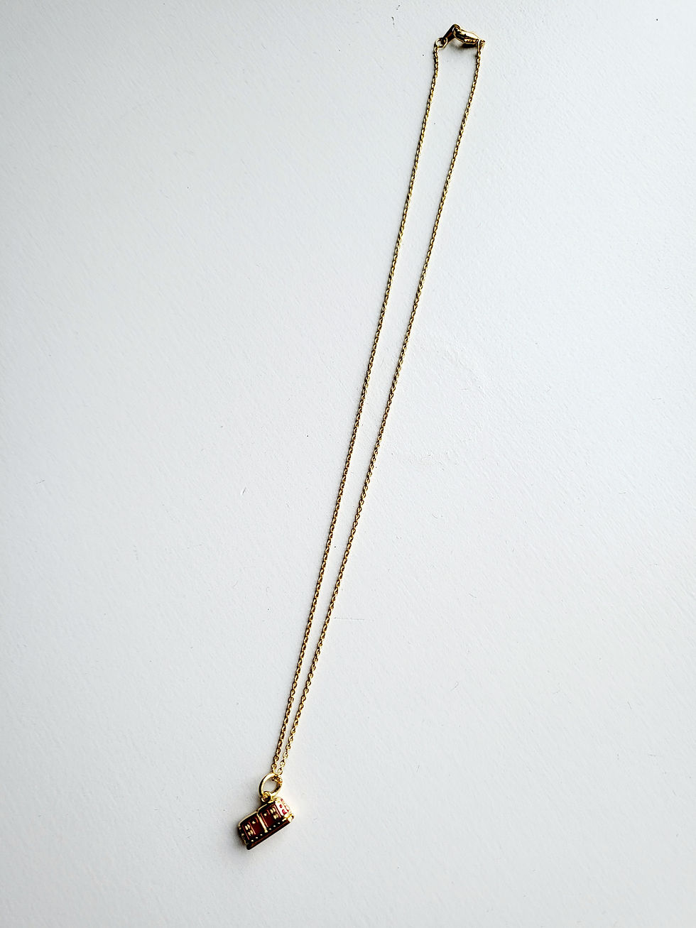 Thumbnail: Tram Car Gold Chain Necklace