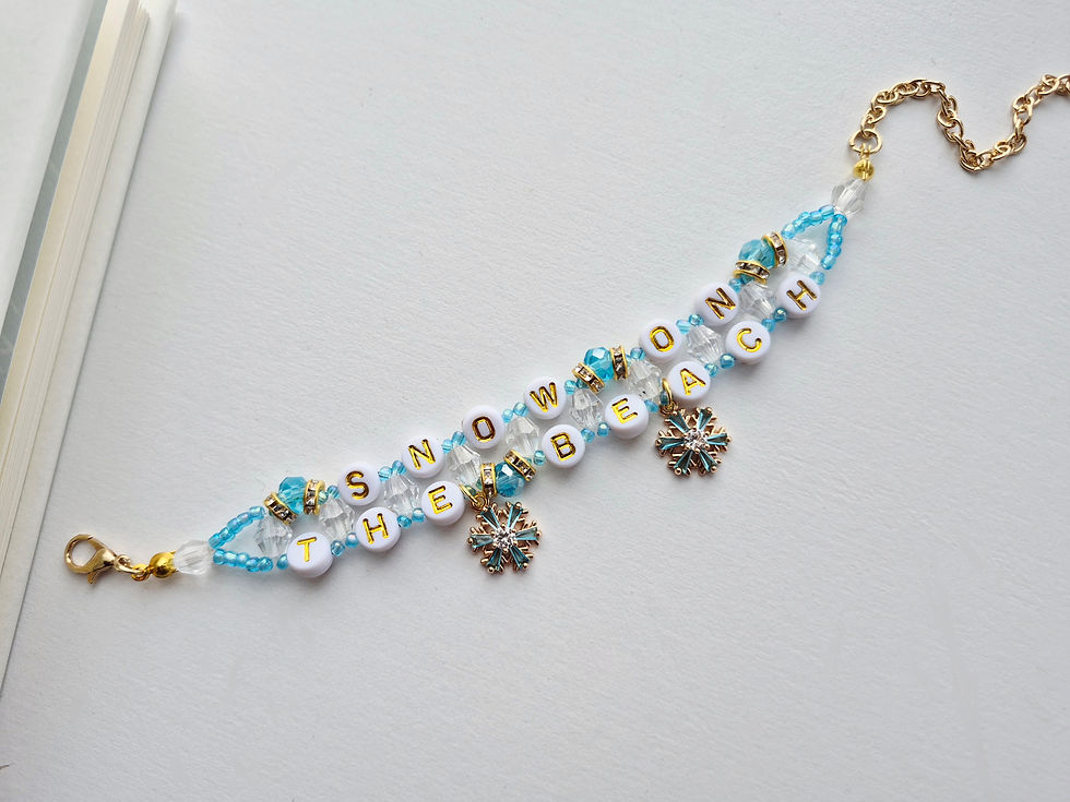 Thumbnail: Snow on the Beach Friendship Bracelet
