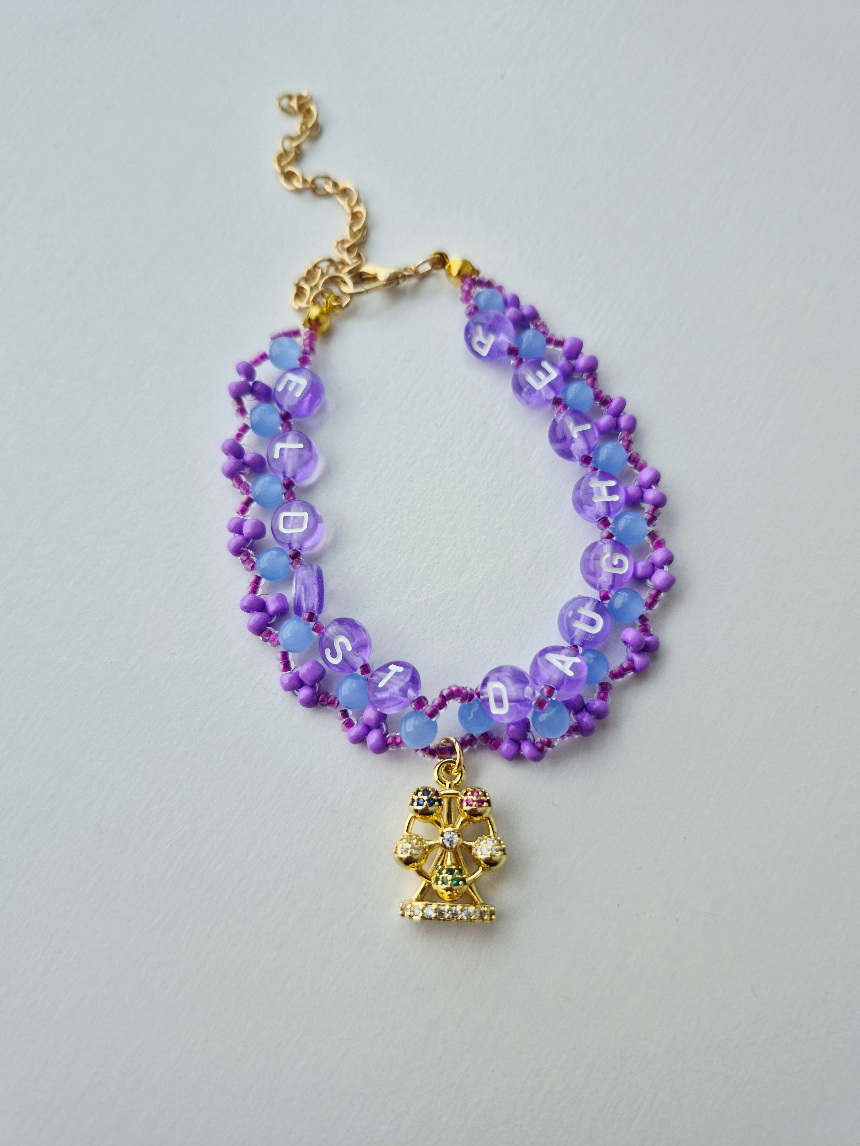 Eldest Daughter (Ferris Wheels, Kisses & Lilacs) Friendship Bracelet