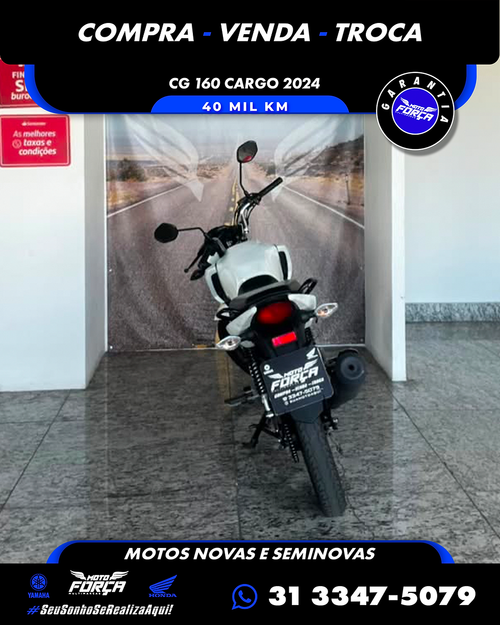 Miniatura: ✅ Fan Cargo 160 CBS. ✅ Ano 2024.