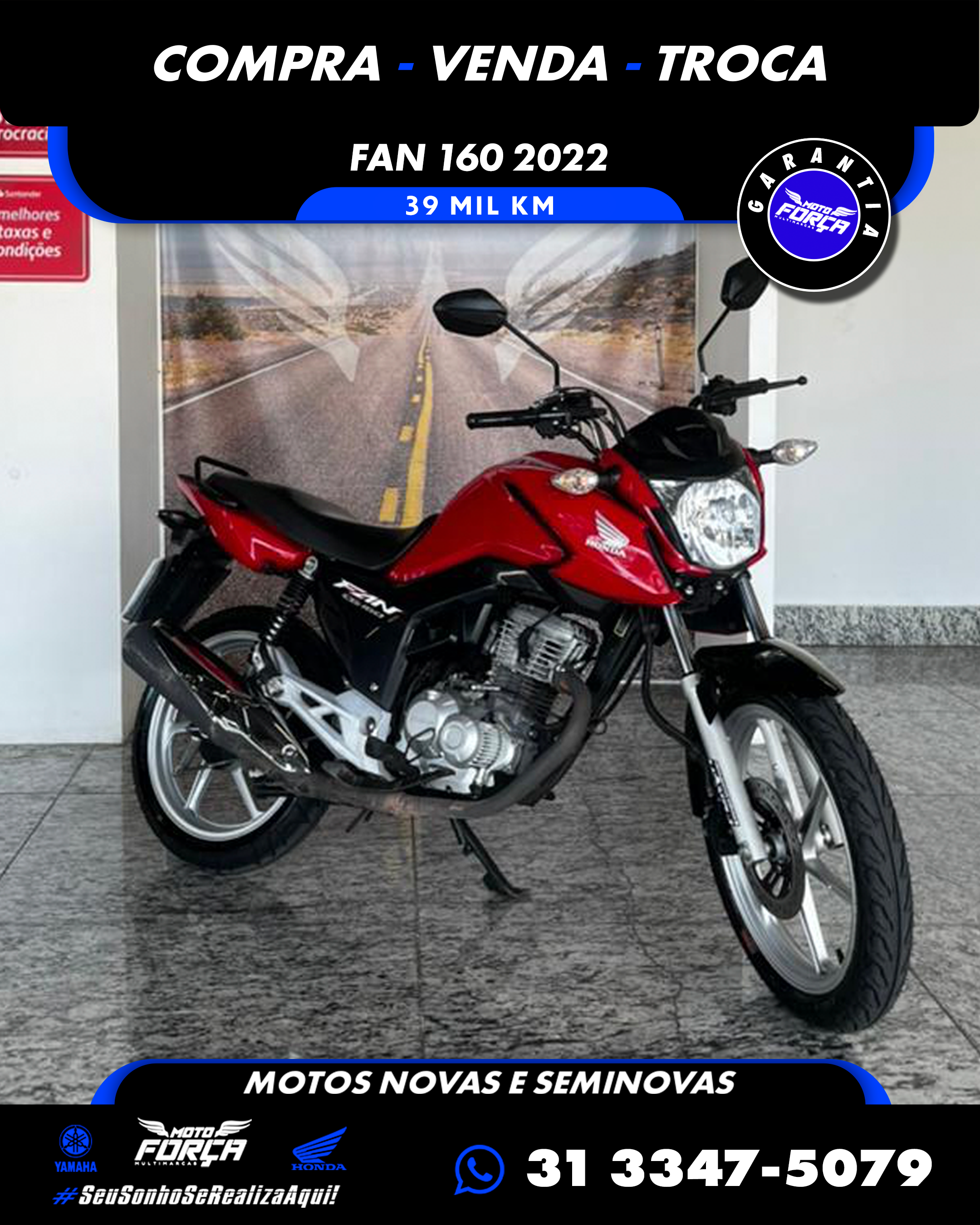 ✅ Alto padrão de qualidade. ✅ Fan 160 CBS.
