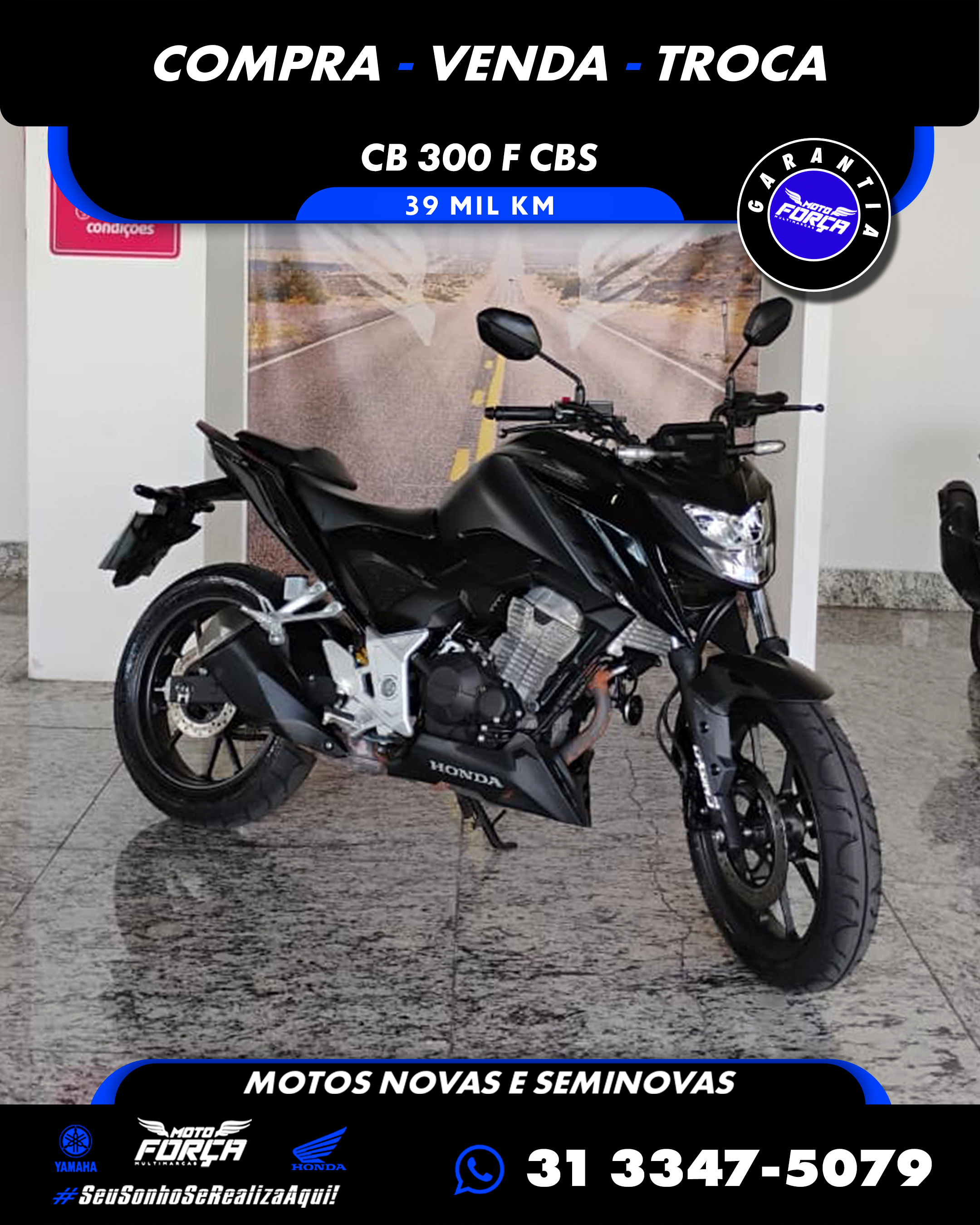 ✅ CB Twister 300 ABS.