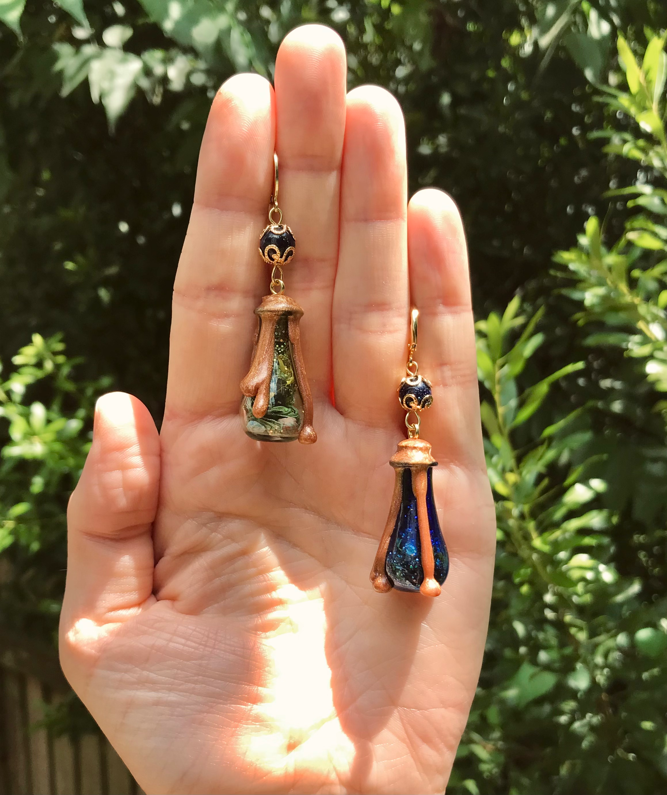 Custom Intention Jar Earrings