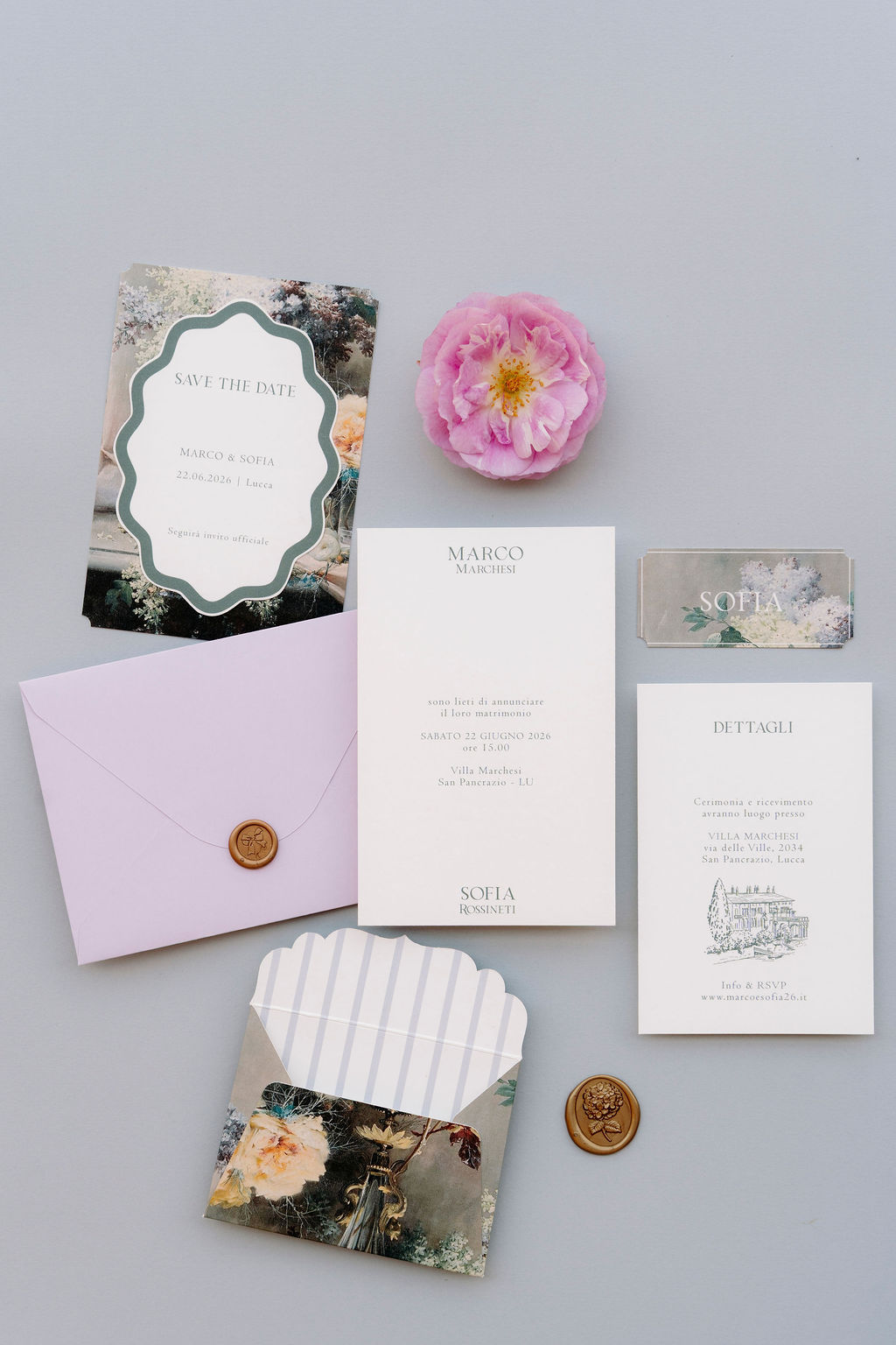 INVITO, DETTAGLI o RSVP - Sofia