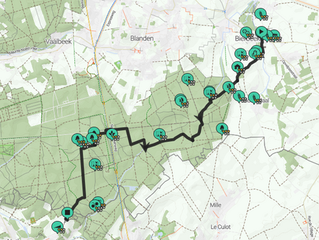 5/11/21 - GR512 - Dag4 - Bierbeek-bivak het spoor - 9 km