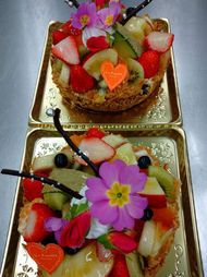 旬のフルーツケーキ