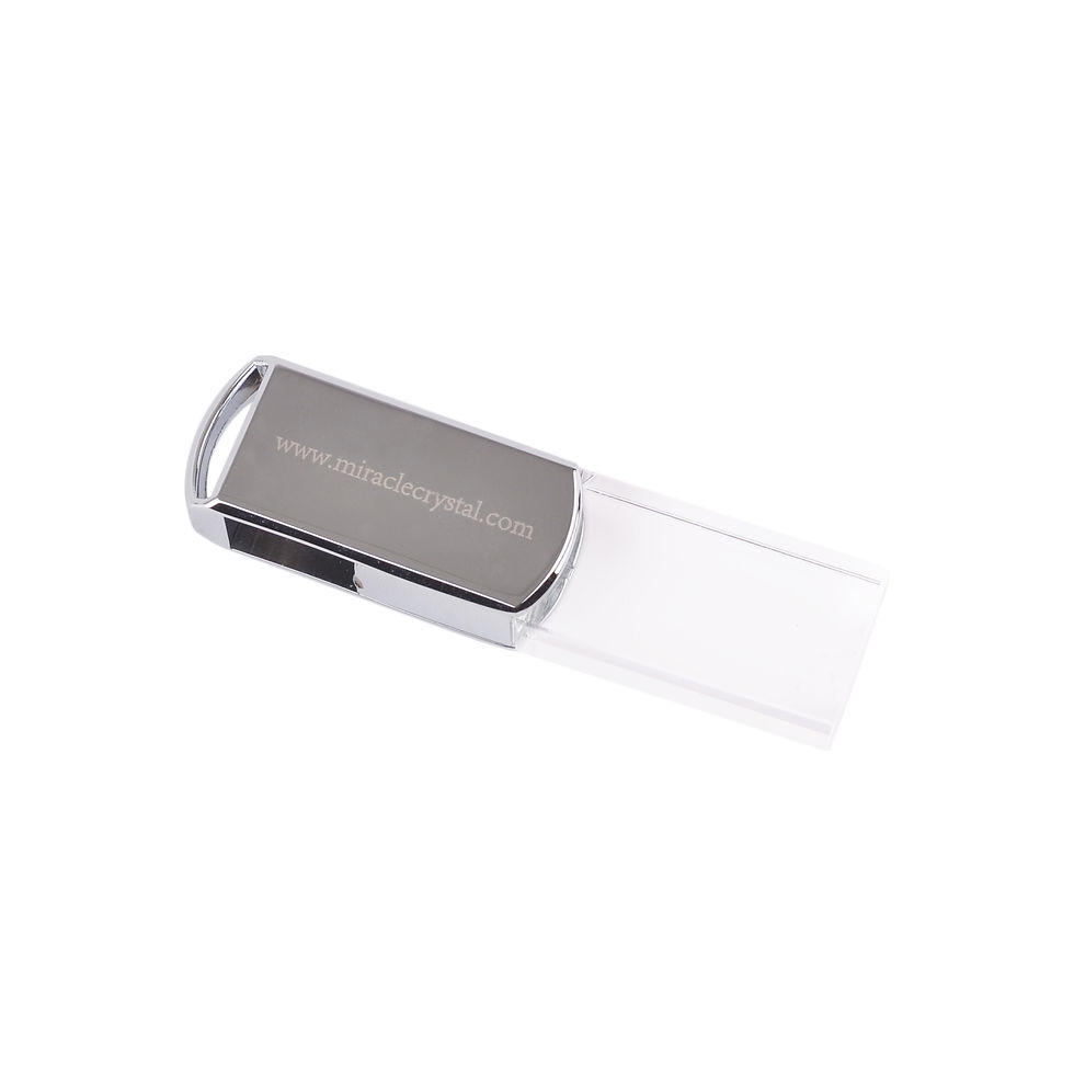 Thumbnail: Crystal Swivel Flash Drive