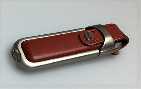 Thumbnail: Leather Cased Imprinted USB