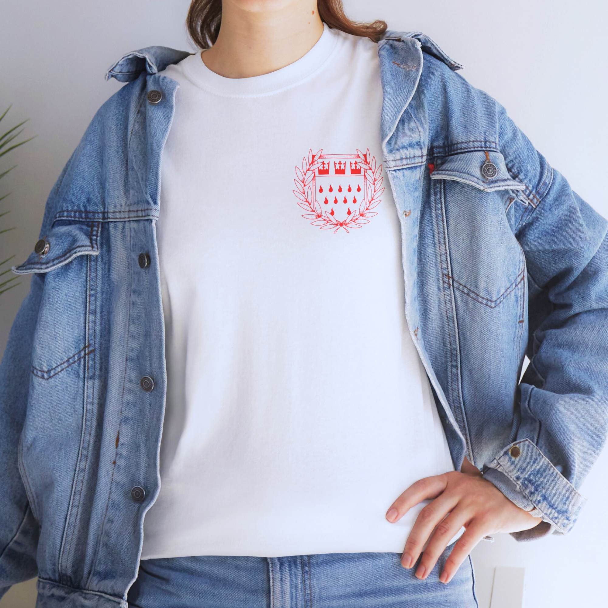 Köln Wappen Shirt - Rut un wiess