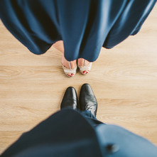 Couple Looking Down