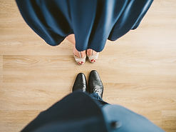 Couple Looking Down